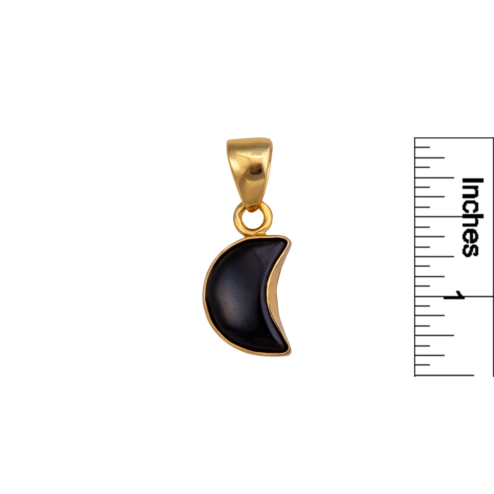 Alchemia Onyx Moon Pendant | Charles Albert Jewelry