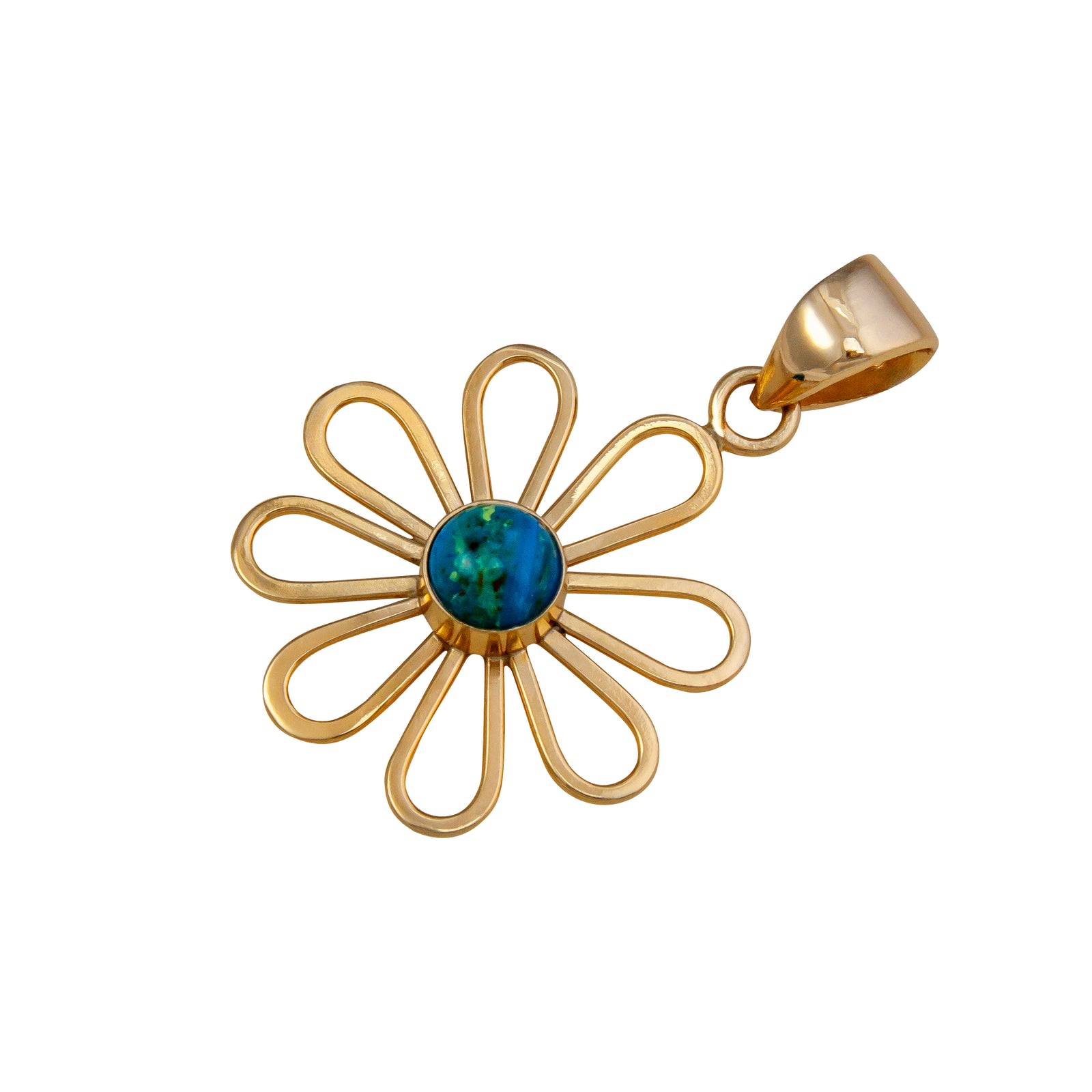 Alchemia Chilean Opal Flower Pendant | Charles Albert Jewelry
