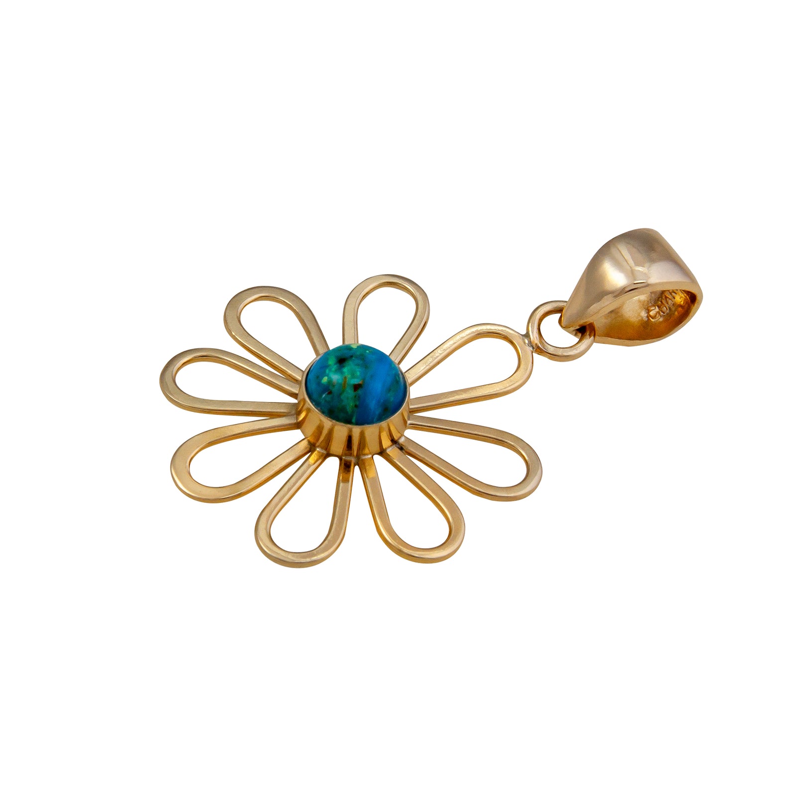 Alchemia Chilean Opal Flower Pendant | Charles Albert Jewelry