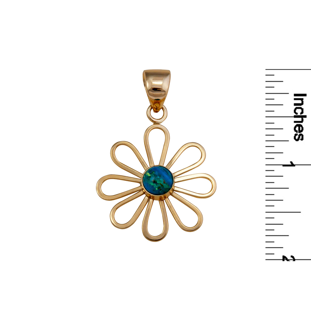 Alchemia Chilean Opal Flower Pendant | Charles Albert Jewelry