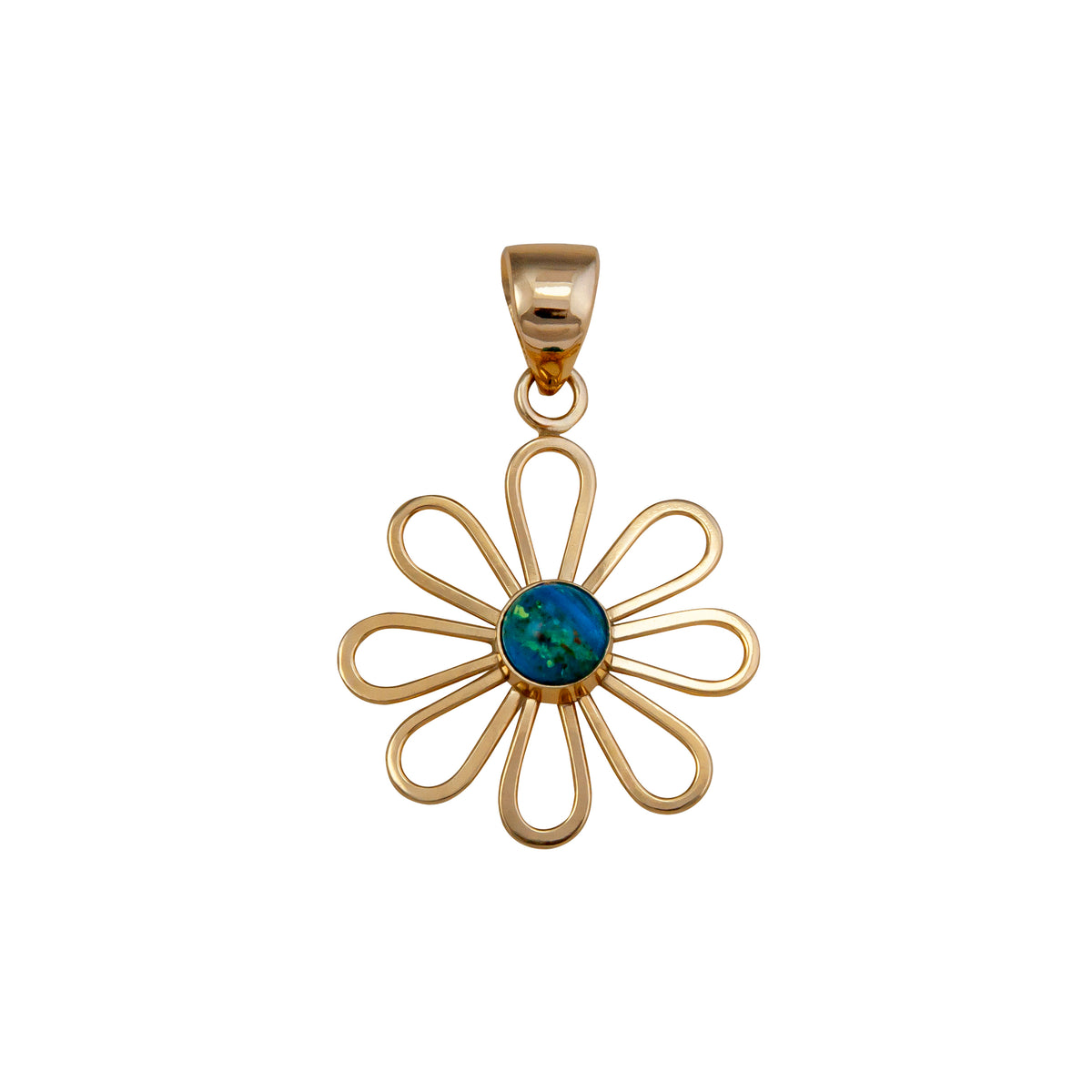 Alchemia Chilean Opal Flower Pendant | Charles Albert Jewelry