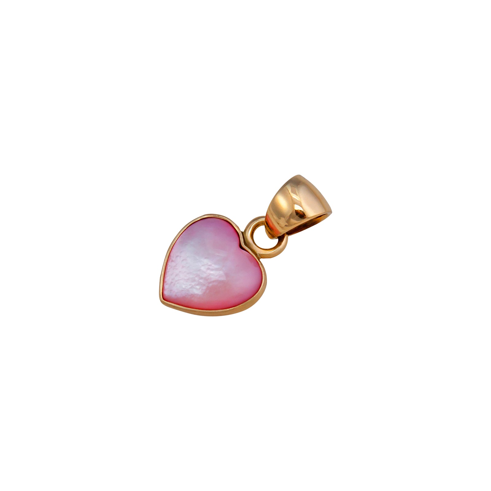 Alchemia Pink Mother of Pearl Heart Pendant | Charles Albert Jewelry