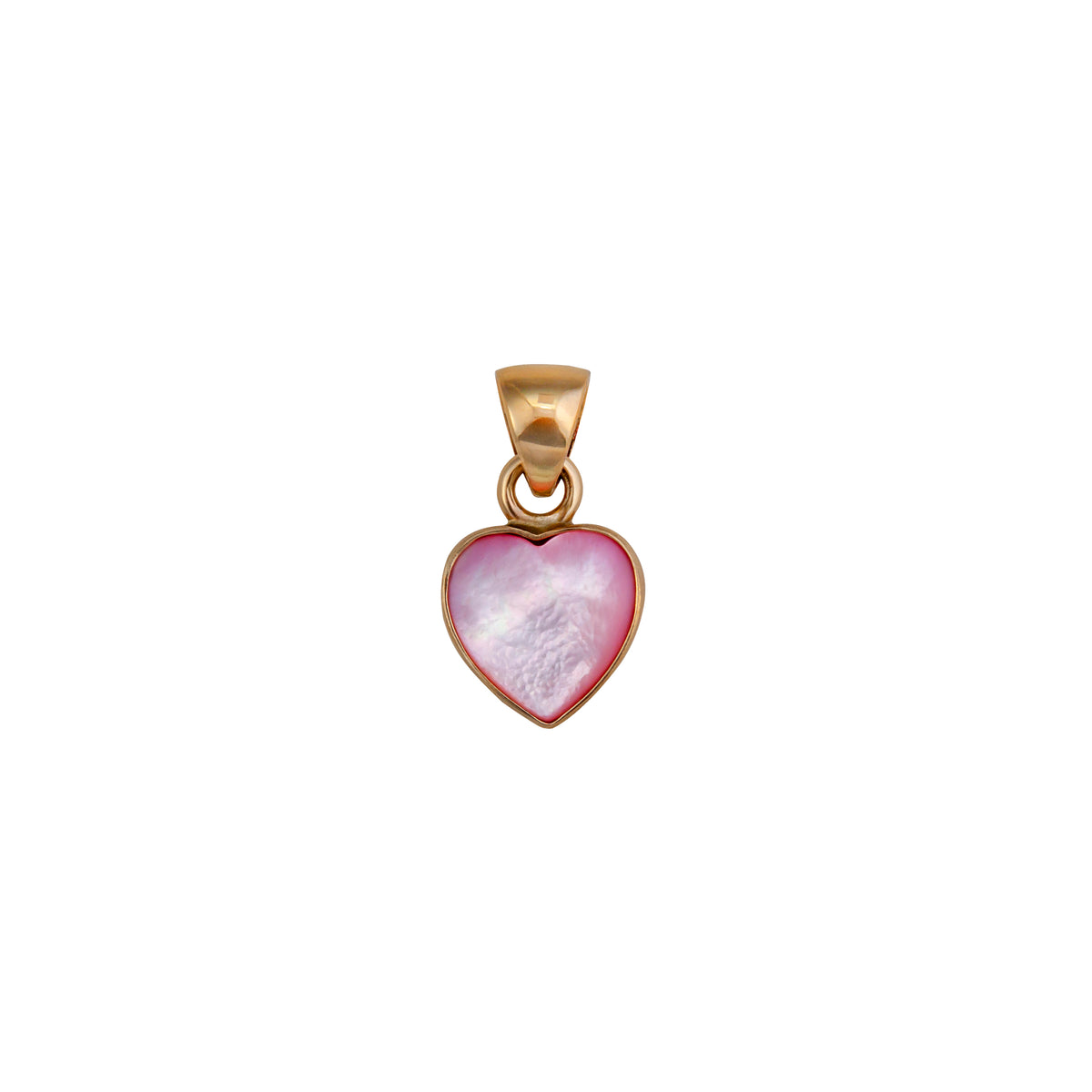 Alchemia Pink Mother of Pearl Heart Pendant | Charles Albert Jewelry