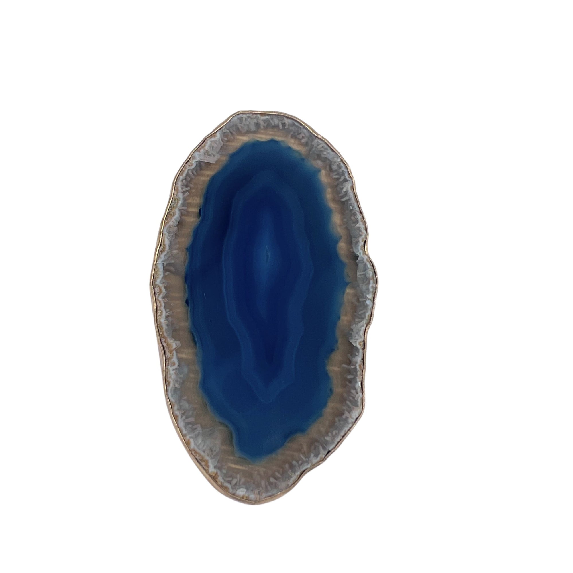 Alchemia Blue Agate Ring #12| Charles Albert Jewelry