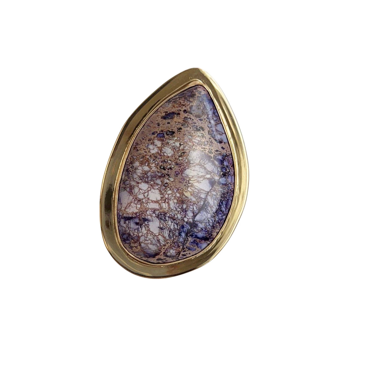 Alchemia Purple Jasper Ring with Edge Detail | Charles Albert Jewelry