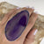 Sterling Silver Purple Agate Slice Ring #8 | Charles Albert Jewelry