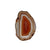 Sterling Silver Rust Agate Slice Ring #4 | Charles Albert Jewelry