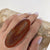 Sterling Silver Rust Agate Slice Ring #9 | Charles Albert Jewelry