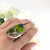 Sterling Silver Green (Large #2) Jasper Adjustable Ring | Charles Albert Jewelry