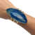 Alchemia Blue Agate Slice Multi-Band Cuff | Charles Albert Jewelry