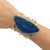 Alchemia Blue Agate Slice Multi-Band Cuff | Charles Albert Jewelry