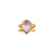 Alchemia Rose Quartz Teardrop Adjustable Cuff Ring | Charles Albert Jewelry