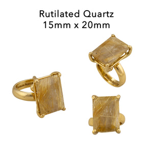 Alchemia Rutilated Quartz Ring | Charles Albert Jewelry