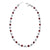 Sterling Silver Garnet and Pearl Necklace | Charles Albert Jewelry