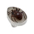Sterling Silver Recluse Brown Spider Glow in the Dark Adjustable Ring | Charles Albert Jewelry