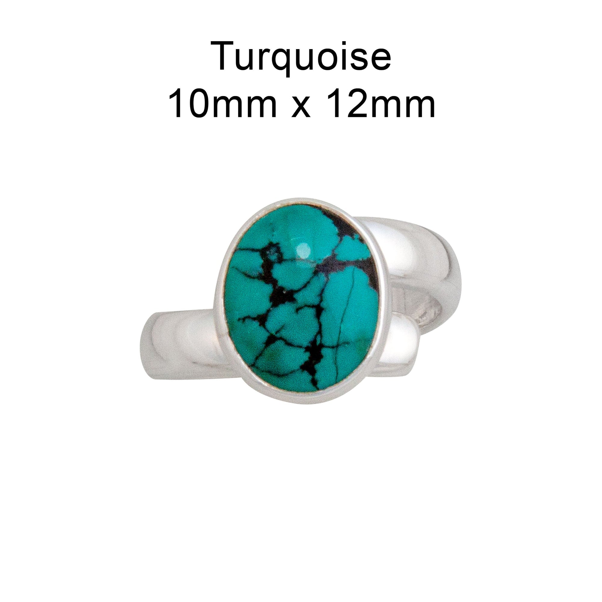Sterling Silver Turquoise Petite Adjustable Ring | Charles Albert Jewelry
