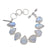 Sterling Silver Rainbow Moonstone Bracelet | Charles Albert Jewelry