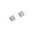 Sterling Silver Mercury Mist Square Post Earrings | Charles Albert Jewelry