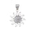 Sterling Silver Replica Spanish Coin Sun Pendant | Charles Albert Jewelry