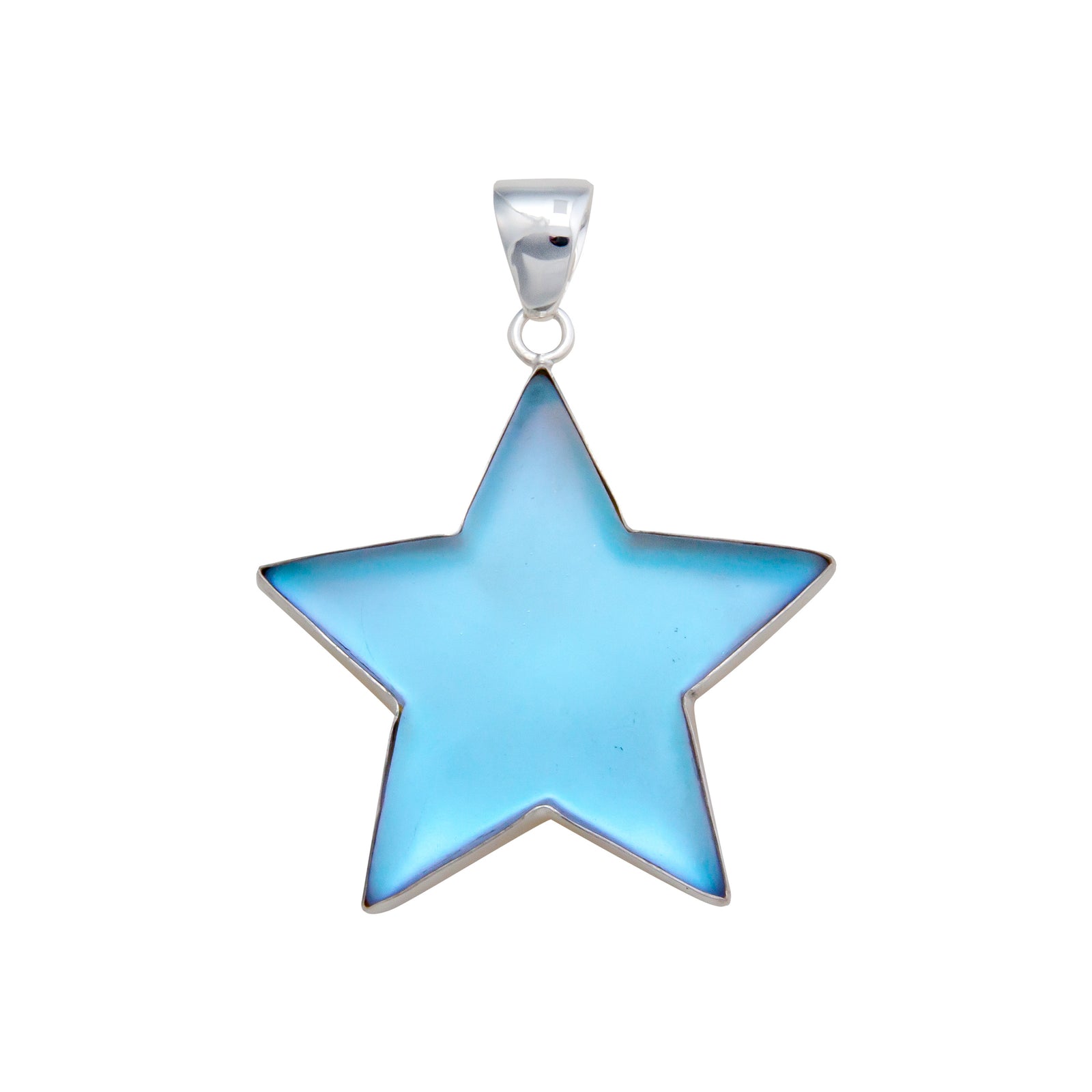 Sterling Silver Luminite Star Pendant - Large | Charles Albert Jewelry