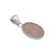 Sterling Silver Peach Druse Oval Pendant | Charles Albert Jewelry