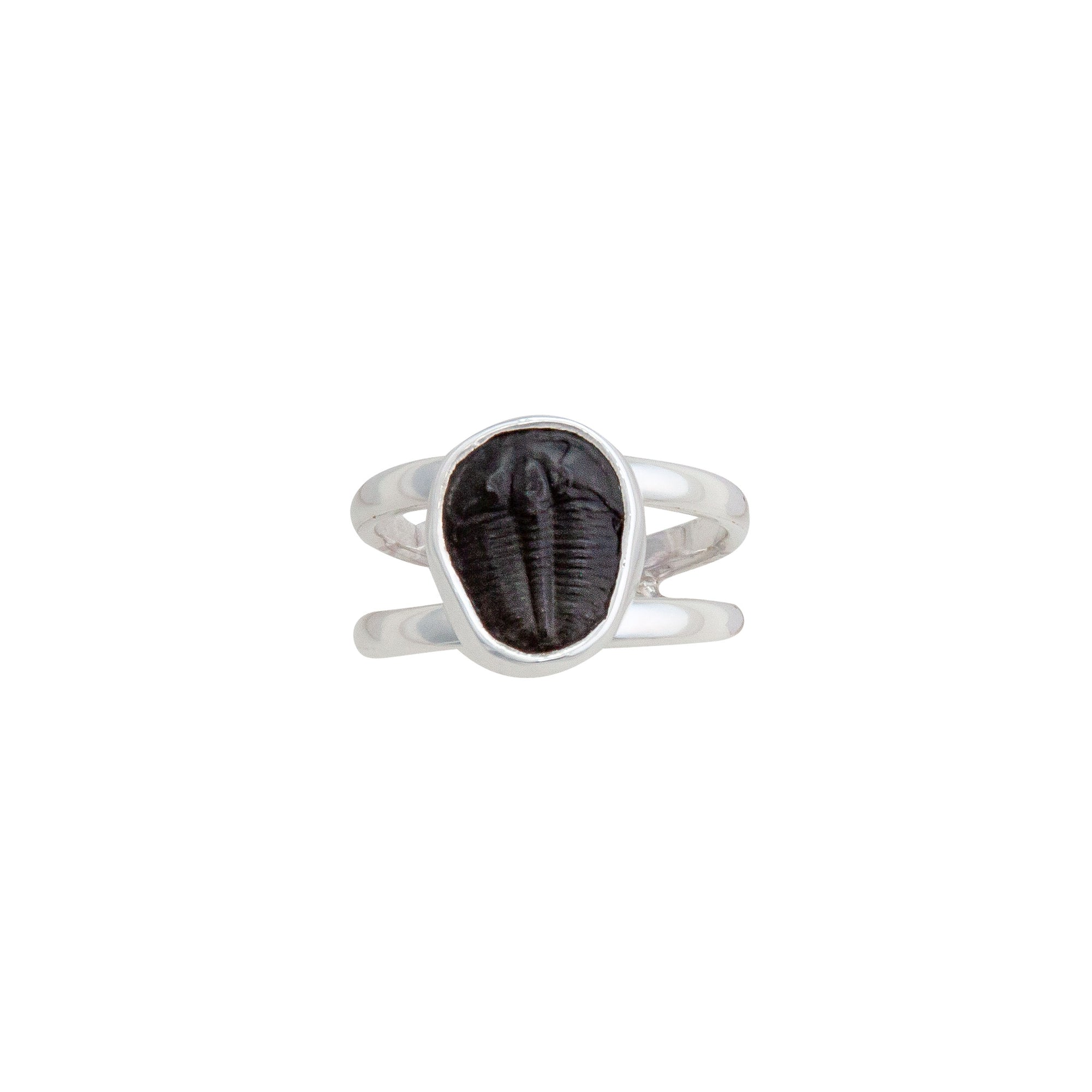 Sterling Silver Trilobite Adjustable Cuff Ring | Charles Albert Jewelry