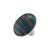 Sterling Silver Rainbow Calsilica Oval Adjustable Ring | Charles Albert Jewelry