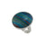 Sterling Silver Rainbow Calsilica Round Adjustable Ring | Charles Albert Jewelry