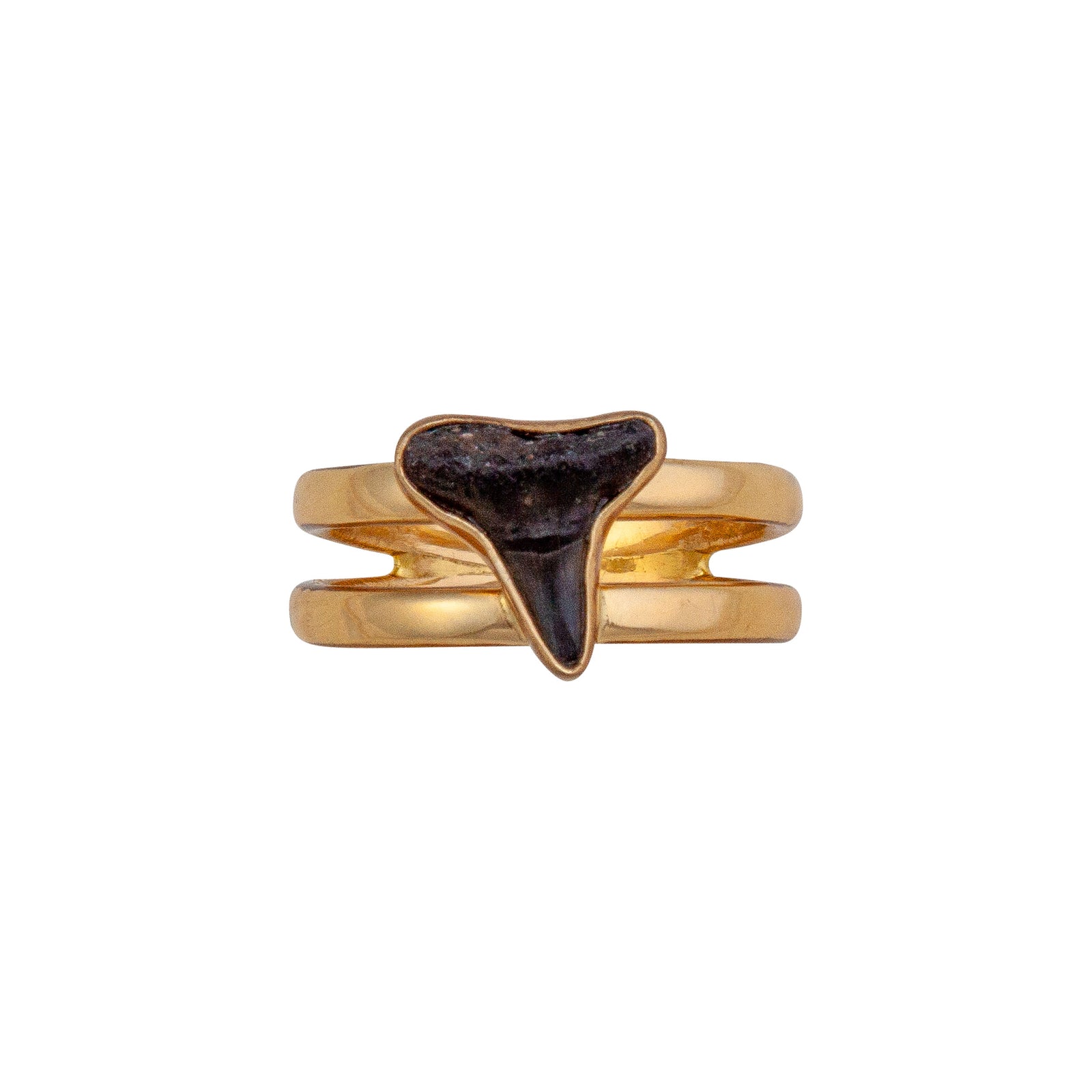 Alchemia Shark Tooth Double Band Cuff Ring | Charles Albert Jewelry