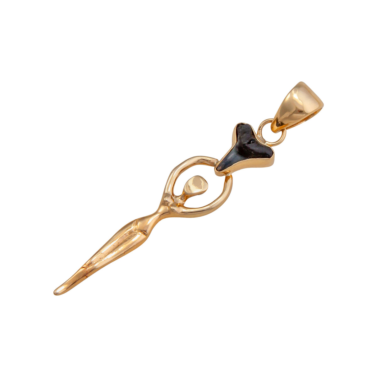 Alchemia Shark Tooth Goddess Pendant | Charles Albert Jewelry