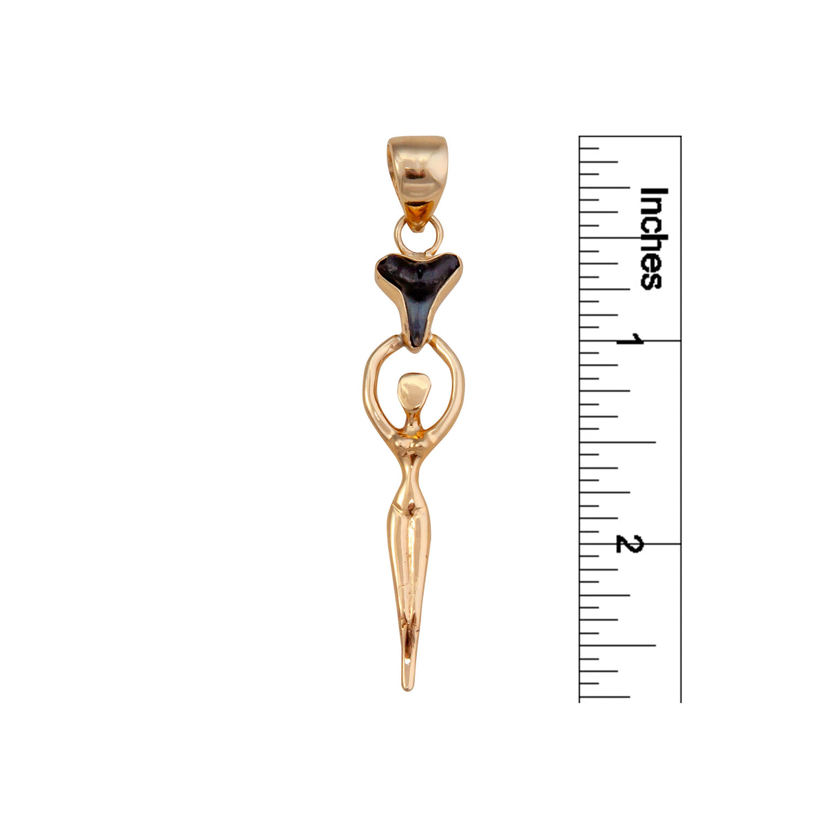 Alchemia Shark Tooth Goddess Pendant | Charles Albert Jewelry