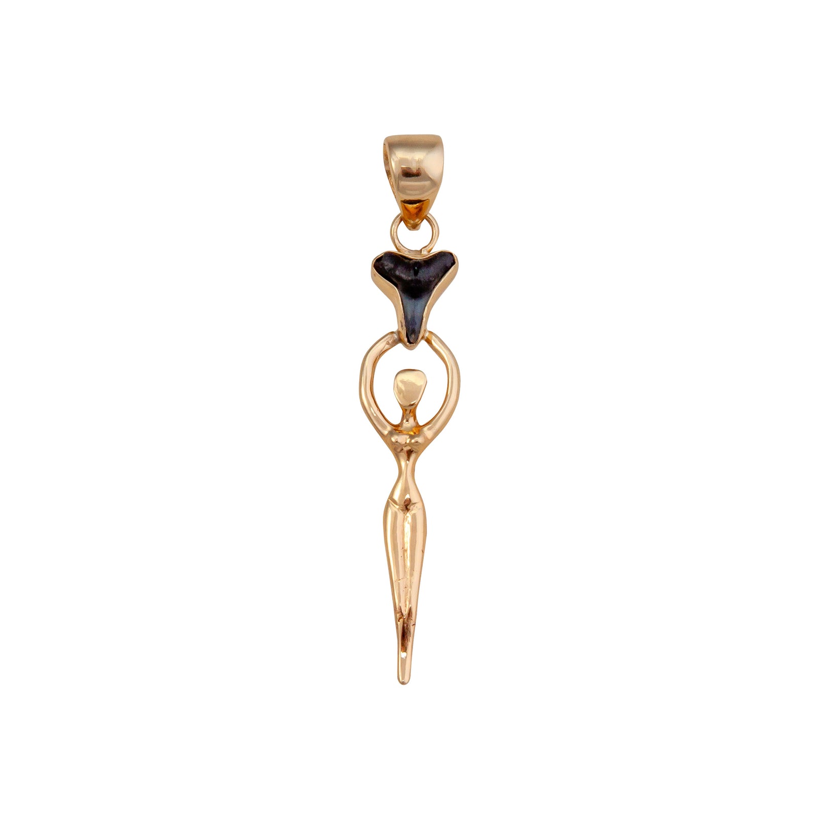 Alchemia Shark Tooth Goddess Pendant | Charles Albert Jewelry