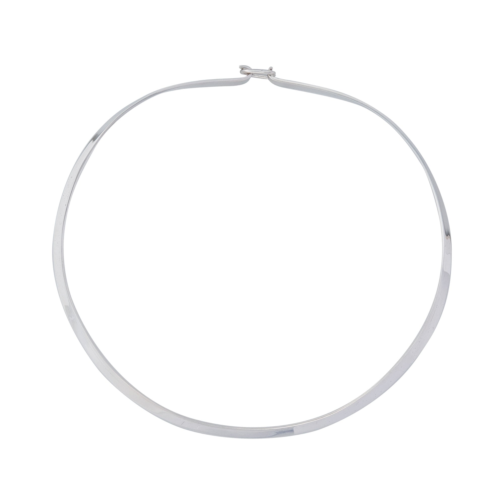 Charles Albert Jewelry - Silver Plated Round Neckwire with Clasp