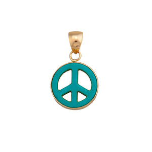 Alchemia Howlite Peace Sign Pendant | Charles Albert Jewelry