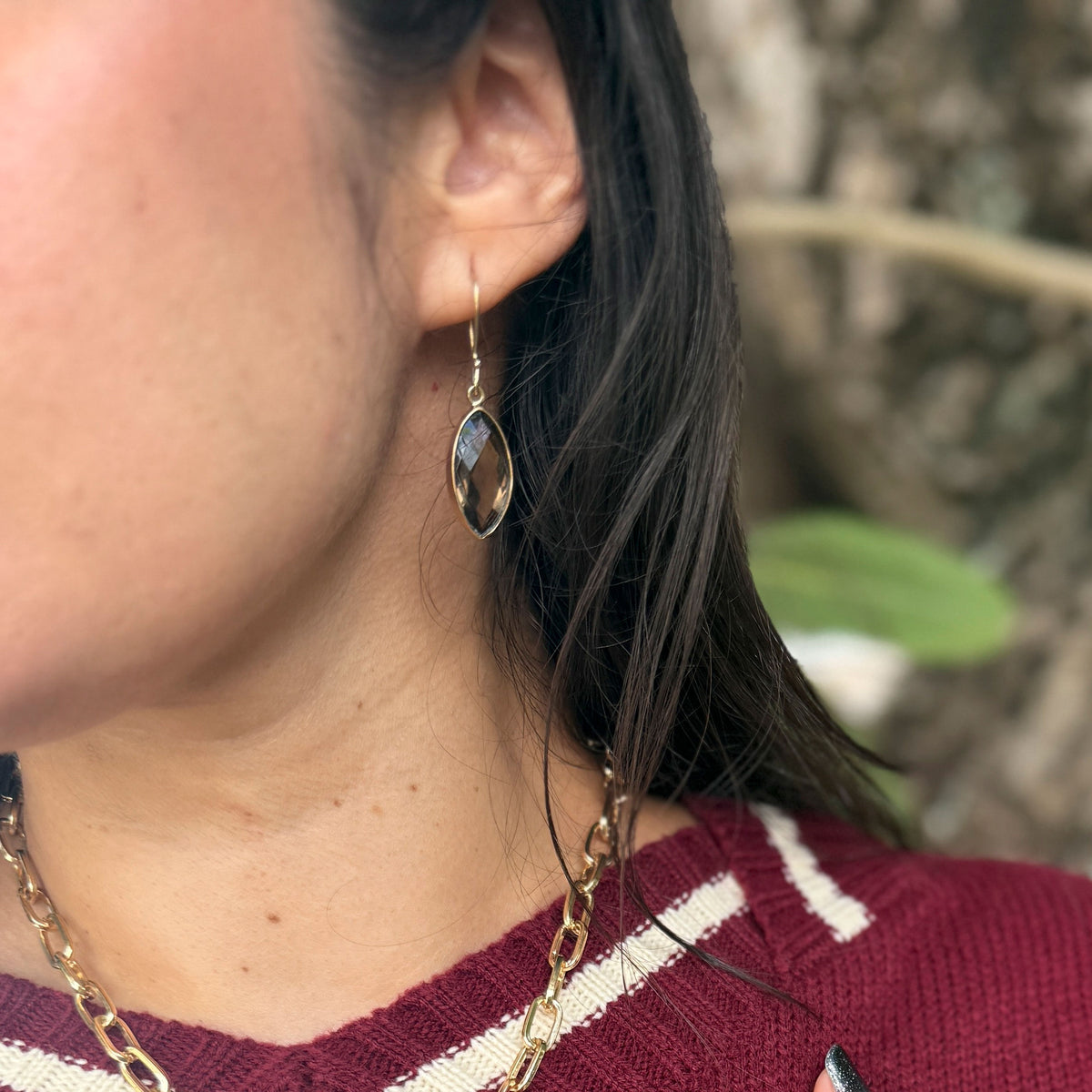 Alchemia Smokey Quartz Marquis Drop Earrings | Charles Albert Jewelry