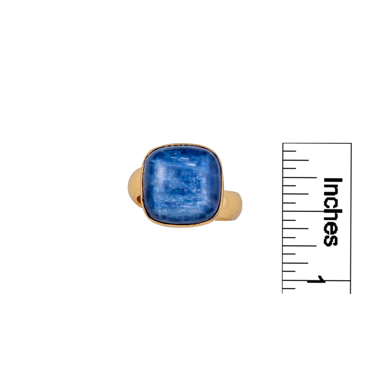 Alchemia Kyanite Square Adjustable Ring | Charles Albert Jewelry