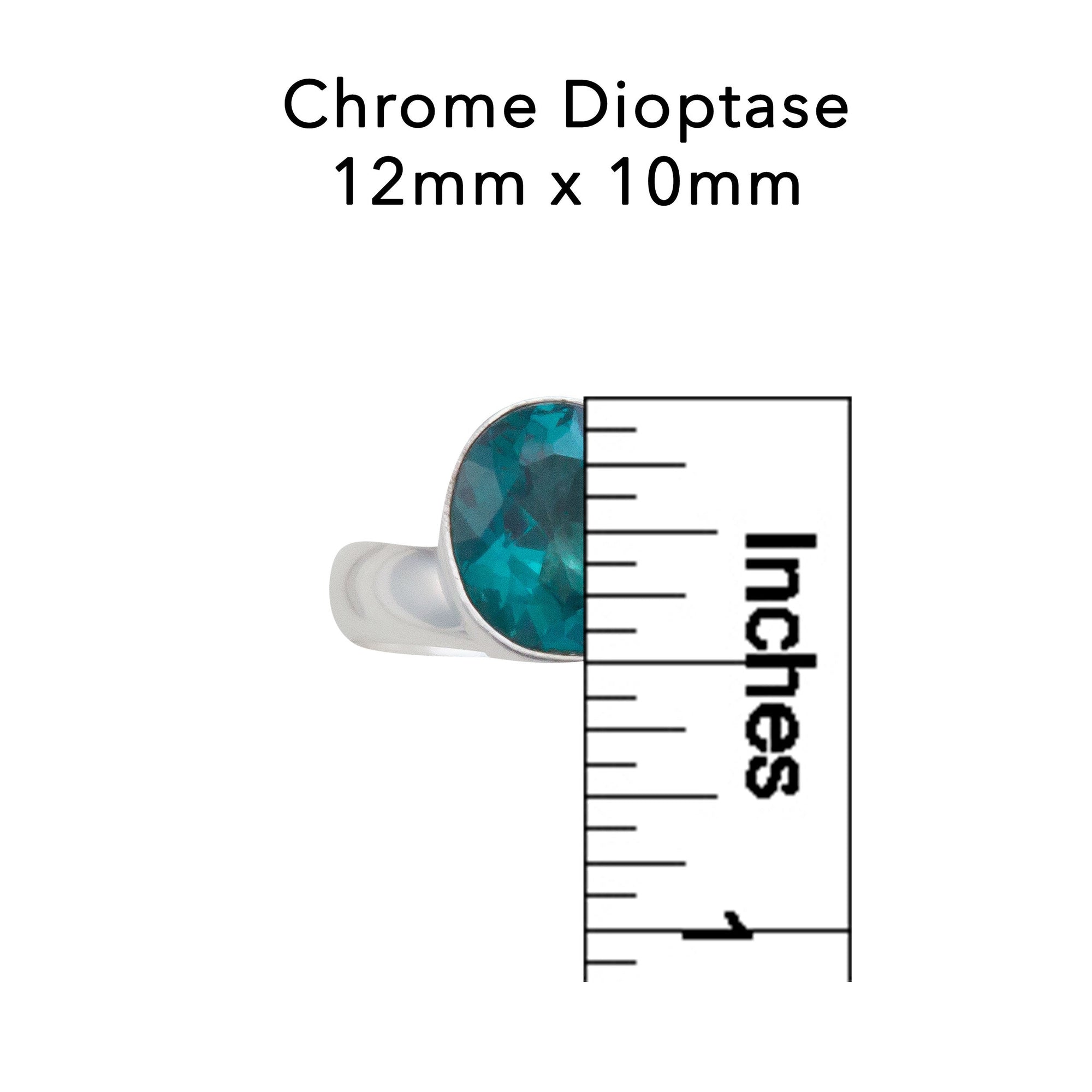 Sterling Silver Chrome Dioptase Adjustable Ring | Charles Albert JewelrySterling Silver Chrome Diopside Adjustable Ring | Charles Albert Jewelry