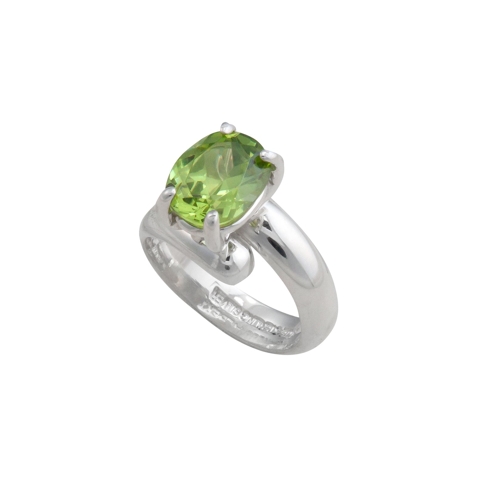 Sterling Silver Green Jasper Adjustable Ring  Charles Albert Jewelry -  Charles Albert Inc