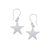 Sterling Silver Star Drop Earrings | Charles Albert Jewelry