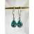 Sterling Silver Chrome Diopside Teardrop Drop Earrings | Charles Albert Jewelry