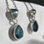 Sterling Silver Chrome Diopside Teardrop Pendant | Charles Albert Jewelry