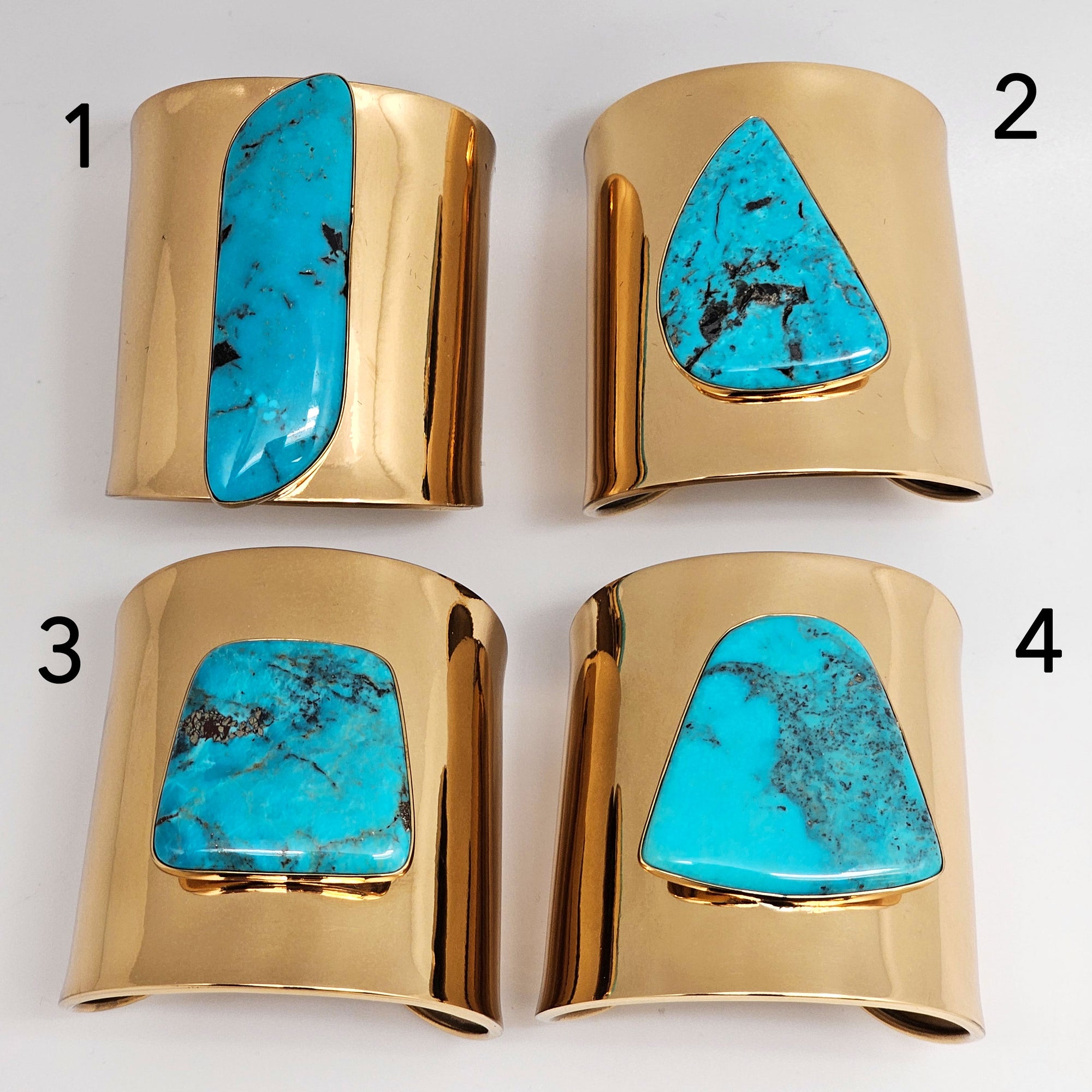 Alchemia Sleeping Beauty Turquoise Solid Cuff | Charles Albert Jewelry