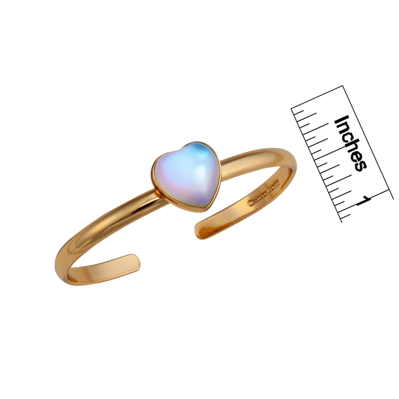 Alchemia Luminite Heart Mini Cuff | Charles Albert Jewelry