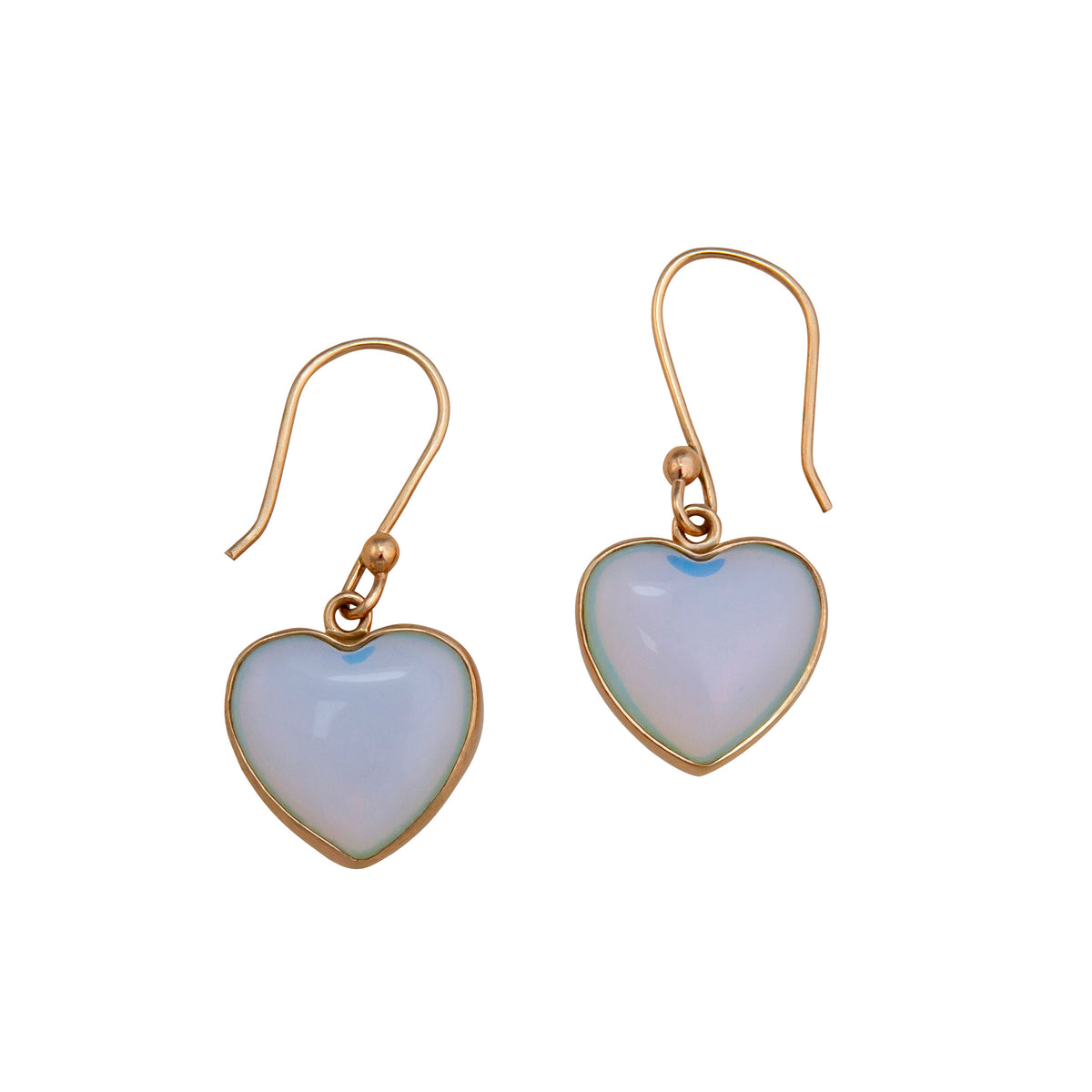 Alchemia Opalite Heart Drop Earrings | Charles Albert Jewelry