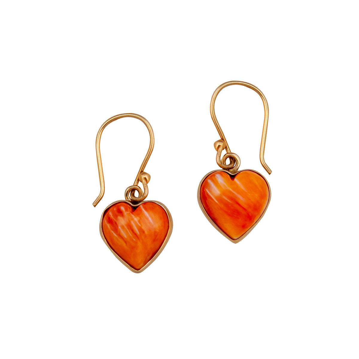 Alchemia Spiny Oyster Shell Heart Drop Earrings | Charles Albert Jewelry