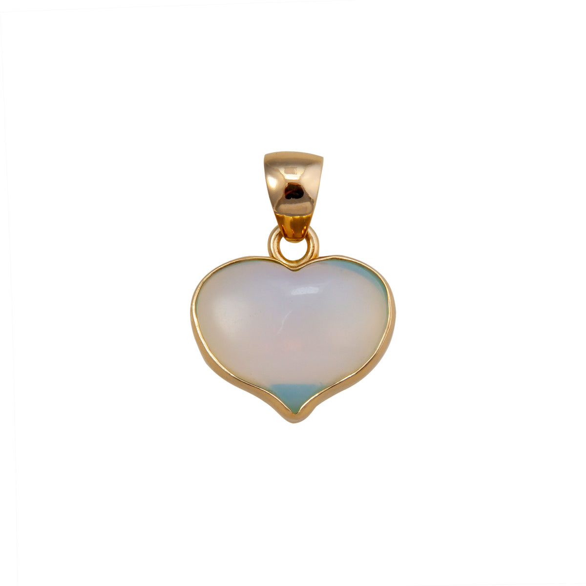 Alchemia Opalite Deep Carved Heart Pendant | Charles Albert Jewelry