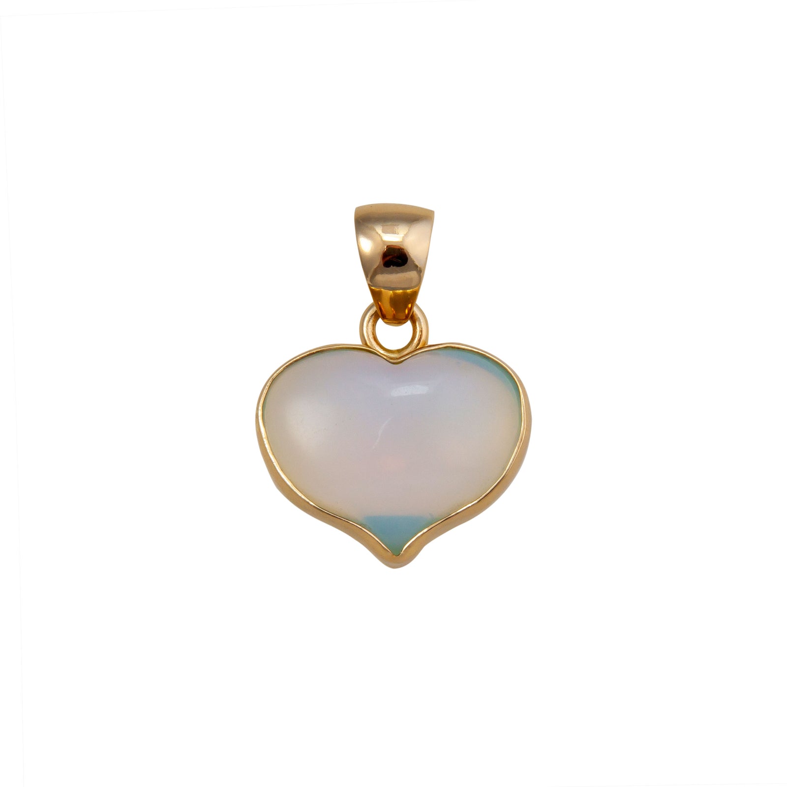 Alchemia Opalite Deep Carved Heart Pendant | Charles Albert Jewelry