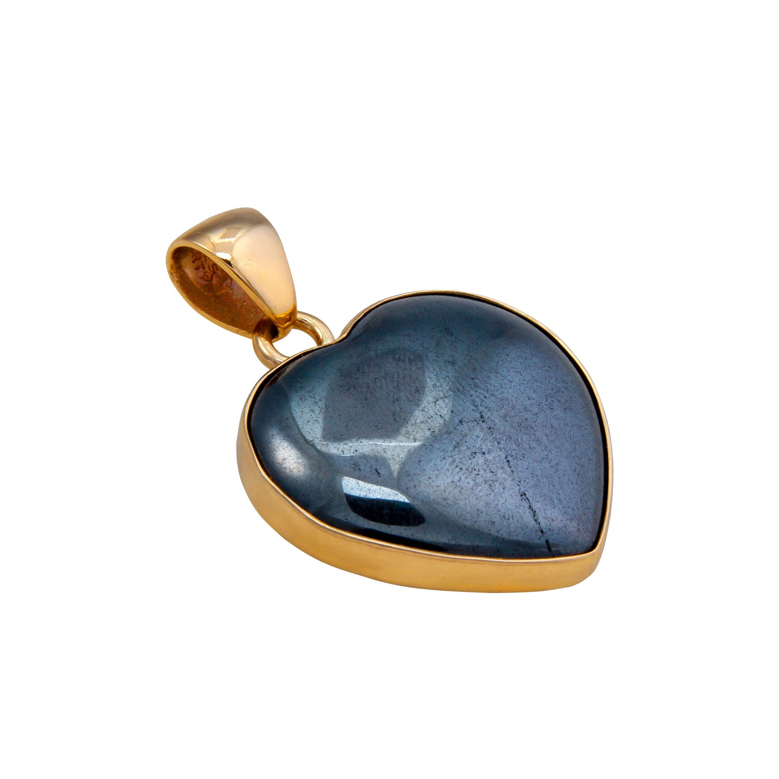 Alchemia Hematite Heart Pendant | Charles Albert Jewelry