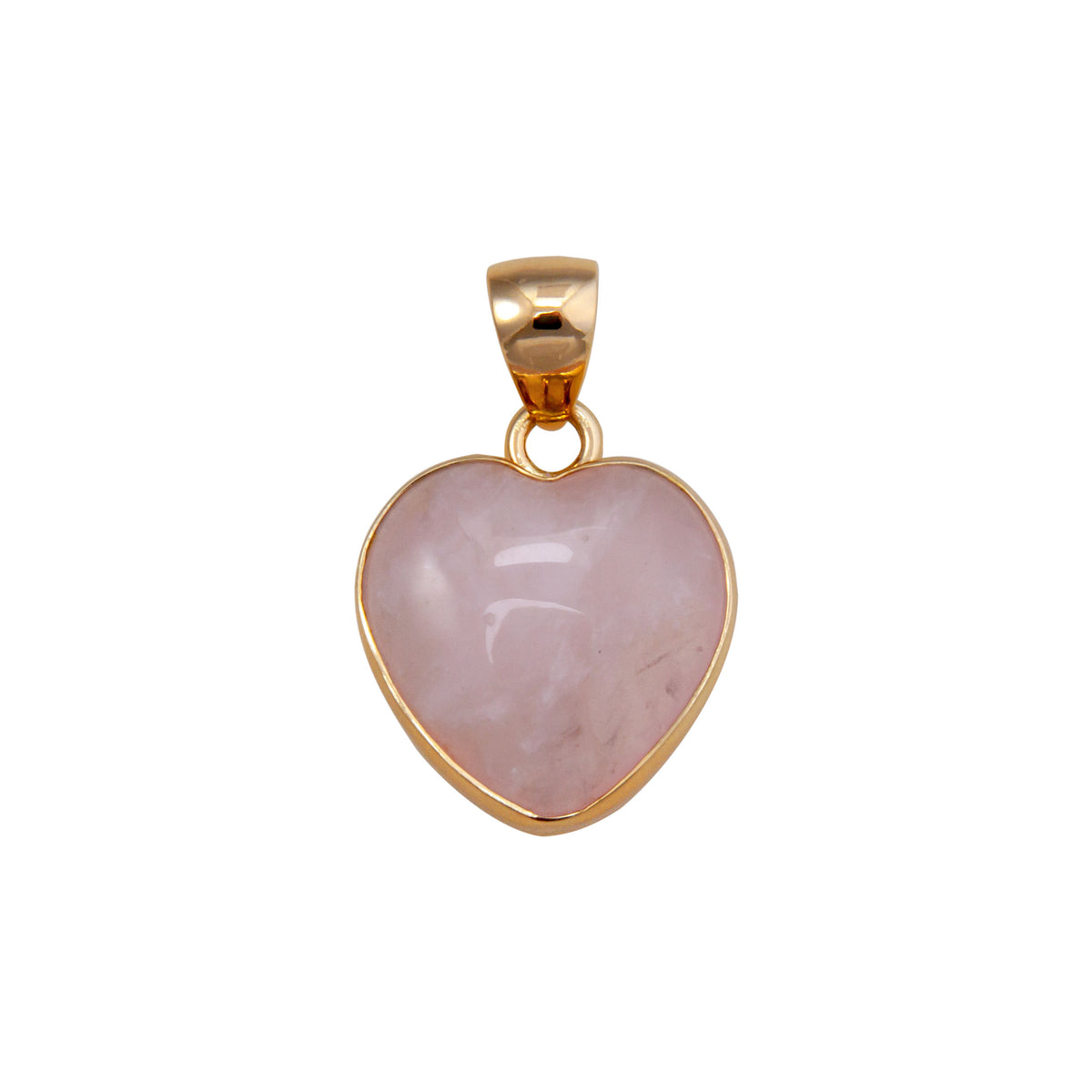 Alchemia Rose Quartz Heart Pendant | Charles Albert Jewelry