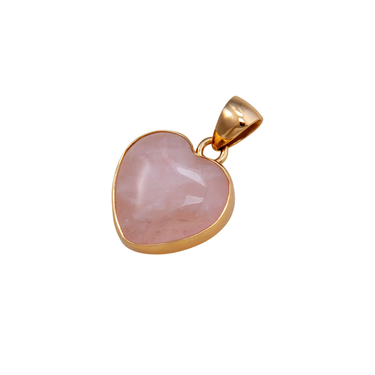 Alchemia Rose Quartz Heart Pendant | Charles Albert Jewelry